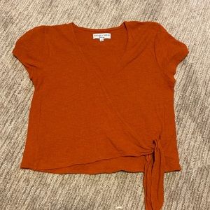 Texture & Thread by madewell v neck blouse xs